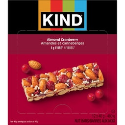 KIND Amandes et cannaberges, 40g, 12 unités image
