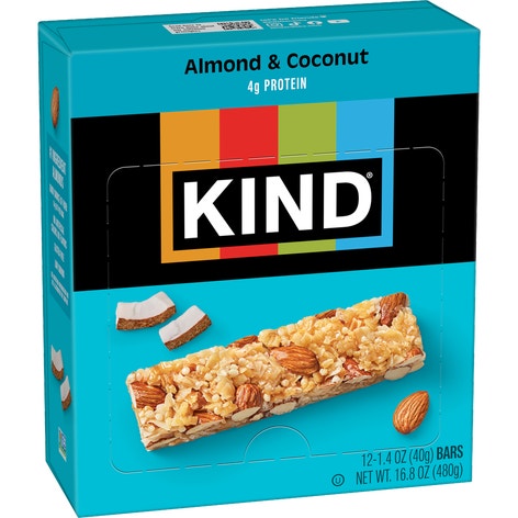 KIND® Amandes et Noix De Coco, 40g, 12 unités