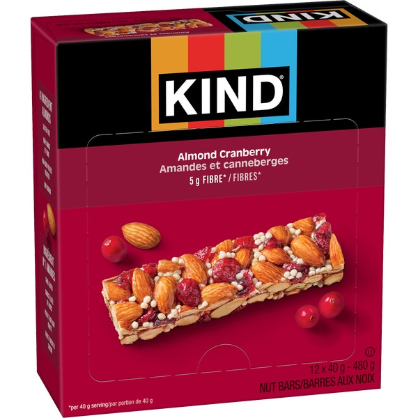 KIND® Almond Cranberry, 40g, 12 Count