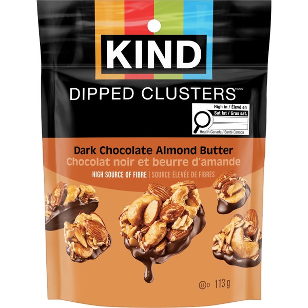 KIND® Dipped Clusters Dark Chocolate Almond Butter, 113g
