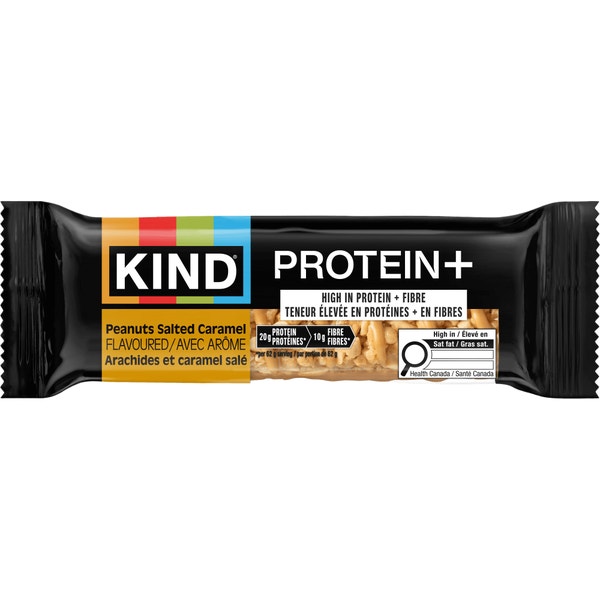 KIND® Arachides et Caramel Salé Aromatisé, 62g, 4 unités