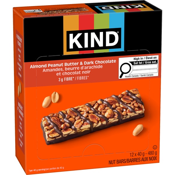 KIND® Almond Peanut Butter & Dark Chocolate, 40g, 12 Count