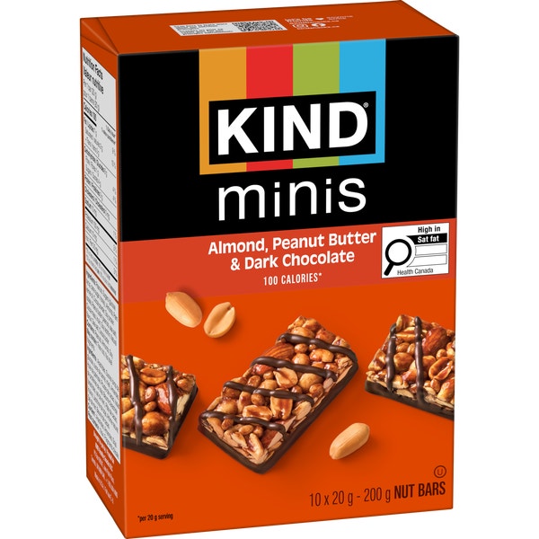 KIND® Minis Almond Peanut Butter & Dark Chocolate, 20g, 10 Count