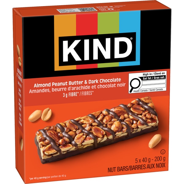 KIND® Almond Peanut Butter & Dark Chocolate, 40g, 5 Count