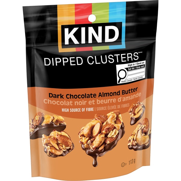 KIND® Dipped Clusters Dark Chocolate Almond Butter, 113g